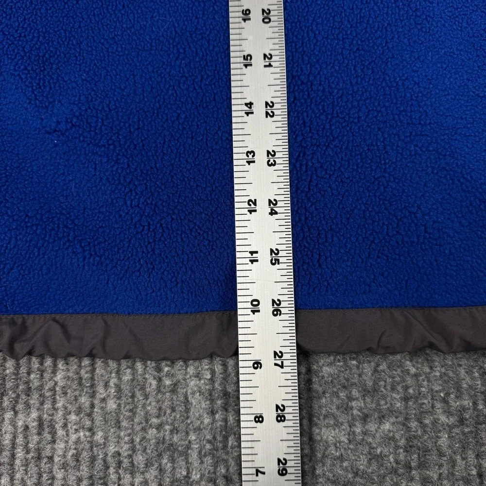 The North Face Denali Fleece Jacket Mens M Blue Grey Polartec Full Zip Outdoor